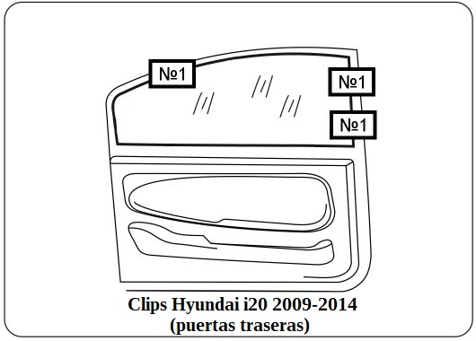 parasol a medida hyundai i20 2009-2014